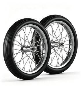 Roue pivotante de 16 pouces, roue en mousse PU, jante en métal pour chariot, charrette, vélo, 16 x 1,75 - Product Image 1