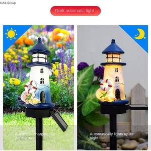 Lámpara Solar LED de Resina Creativa para Exteriores, Impermeable IP65, con Control Remoto, Luz Blanca Cálida, para Jardín, Villa, Patio, Césped, Paisaje, Ambiente - Product Image 4