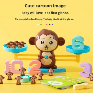 Seamind ME-007เกมปริศนาเดสก์ท็อปลูกสุนัขพลาสติกสมดุลของเล่นลิงสำหรับการศึกษาตอนต้นนอกจากนี้การลบเลขคณิต - Product Image 2