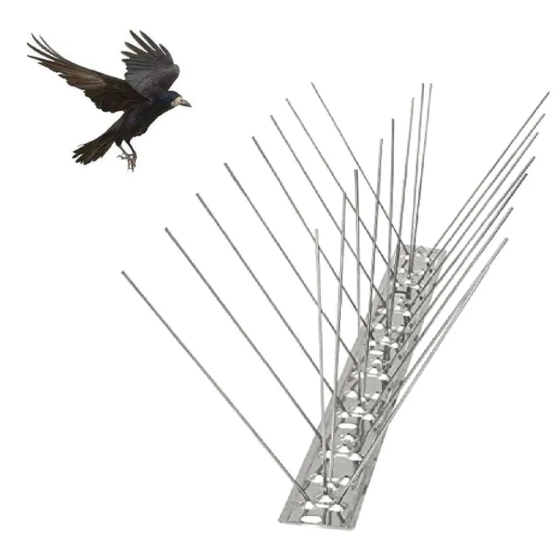 Stainless Steel Spikes Wall Anti Bird Sturdy Bird Spikes Kit Bird Control