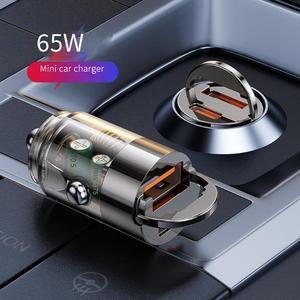Chargeurs en liquidation : Chargeur USB de bureau tendance avec double port, matériau ignifuge pour PC, marque Pd65W - Product Image 3
