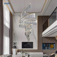 Lustre en verre de luxe moderne nordique, luminaire carré long personnalisé pour la décoration intérieure d'hôtel, de hall d'entrée, de bar, de villa, de salle d'escalier