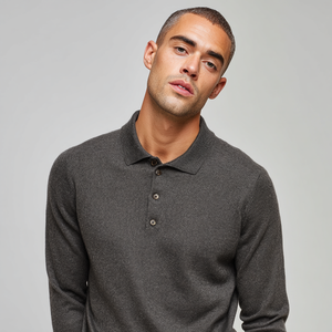 Maglione <span class=keywords><strong>Polo</strong></span> Elegante in <span class=keywords><strong>Lana</strong></span> da <span class=keywords><strong>Uomo</strong></span>, <span class=keywords><strong>Manica</strong></span> <span class=keywords><strong>Lunga</strong></span>, per Uso Casual Invernale, Traspirante e Caldo, Taglia XXL Personalizzabile - Product Image 5