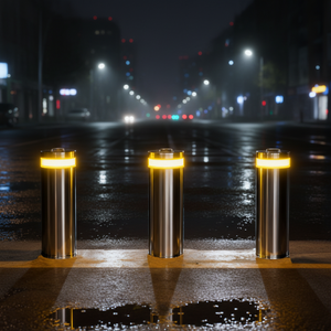 حواجز هيدروليكية قابلة للسداد أوتوماتيكي من الفولاذ المقاوم للصدأ حاجز مرور للممرات السكنية - Product Image 2