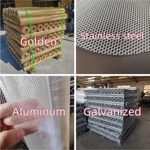 Rouleaux de maille de gril micro expansé de haute qualité Technique perforée en aluminium galvanisé enduit de poudre pour la maille de <span class=keywords><strong>feuille</strong></span> de garde de gouttière - Product Image 5