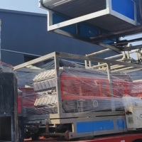 Equipo de Línea de Producción de Tejas de PVC Usado, Automático, de Alta Eficiencia Energética, Controlado por PLC, Maquinaria para Plantas de Láminas de Plástico