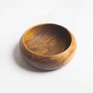 ชามไม้แฮนด์เมดสวยงามสำหรับตกแต่งห้องครัวสไตล์ชนบทเหมาะสำหรับเสิร์ฟสลัดหรือผลไม้เป็นมิตรกับสิ่งแวดล้อมจาก HWC - Product Image 3