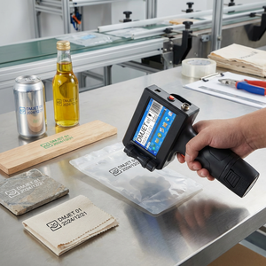 Impresora de Inyección de Tinta Portátil de Mano <span class=keywords><strong>con</strong></span> Tinta de Secado Rápido para Códigos QR y Fechas de Caducidad - Product Image 2