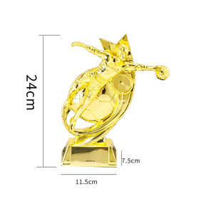 Euro Cup <strong>Football</strong> Goalkeeper Trophy Golden Glove <strong>Shooter</strong> Golden Ball Resin Business Gift Engraving Event Trophy - Product Image 6