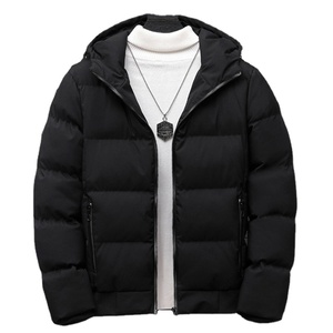 Áo khoác phao nam có mũ, lót bông, giữ ấm mùa đông, size lớn - Product Image 1