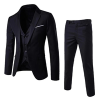 Costumes Homme de Luxe Haute Qualité, Costumes de Cérémonie Classiques Hommes pour Mariage, 3 Pièces Coupe Slim
