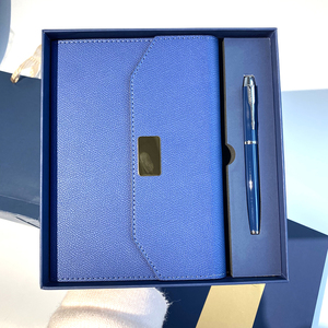 Agenda A5 de Negocios Kraft, Espiral, Papel de Piedra, Cuero PU, Promocional, Personalizada, Juego de Regalo con Libreta y Bolígrafo con Logotipo - Product Image 1