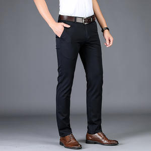 Pantalones casuales de negocios de alta calidad para hombre, pantalones de pierna recta, pantalones ajustados elásticos - Product Image 6