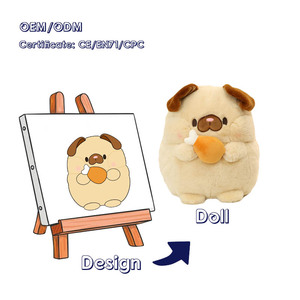 Fabricant de jouets en peluche sur mesure, jouets en peluche personnalisés, oreiller animal, poupée en peluche de 20 cm, sur mesure - Product Image 4