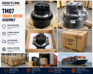 Conjunto de Motor de Traslación TM07 Compatible con: Hyundai 55, 60; Daewoo 55, 60; Doosan 60 - Product Image 4