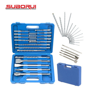 مجموعة لقم حفر كهربائية SDS Plus بطرف كربيدي مفرد، مجموعة لقم حفر مطرقية للطوب والخرسانة - Product Image 1