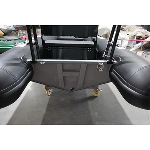 Bateau pneumatique RIB à coque en V profonde en aluminium haute vitesse 3,8 m Hypalon/PVC pliable pour la plongée certifié CE 6 personnes pêche - Product Image 6