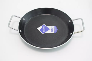 Sartén antiadherente de aluminio para mariscos españoles, olla de <span class=keywords><strong>paellera</strong></span> para acampar y cocinar al aire libre, 38 <span class=keywords><strong>CM</strong></span> - Product Image 2