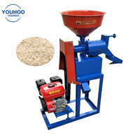 Machine commerciale double à conduits d'air pour décortiquer et polir le riz, équipement de décorticage et de décortiqueuse de riz
