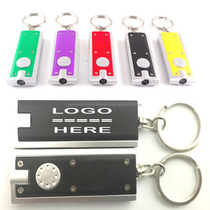 Con un portachiavi girevole in metallo e una lampadina a LED bianca batterie al litio installate luci Flash a LED sottili - Product Image 1