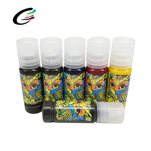 FCOLOR Fabricado para su uso en impresoras de inyección de tinta EP Tinta de sublimación 100mL Negro Cian Magenta Amarillo 1PCs 100ml