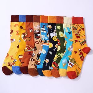 <span class=keywords><strong>Calcetines</strong></span> de Algodón con Diseño de Comida para Hombre, 9 Estilos, Hamburguesa, Pizza, Café, Sushi, Huevo, <span class=keywords><strong>Calcetines</strong></span> Divertidos 200N - Product Image 3