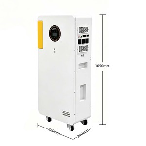 Système de batterie de stockage d'énergie domestique de 7,68 kWh avec roues pivotantes, disponible à la commande dès maintenant - Product Image 4