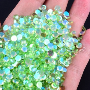 Oleeya – Strass en vrac de haute qualité A3, cristaux plats Aurora transparents pour accessoires de nail art DIY - Product Image 5