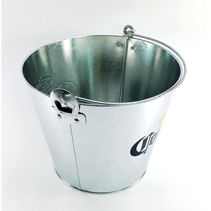 Cubo de Hielo Promocional CORONA de Metal Galvanizado con Logotipo Personalizado - Product Image 3