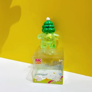 Jouet à presser de Noël en forme de Père Noël et Bonhomme de neige, poupées en plastique souple scintillantes, unisexe 14+, livraison directe disponible, anti-stress - Product Image 5