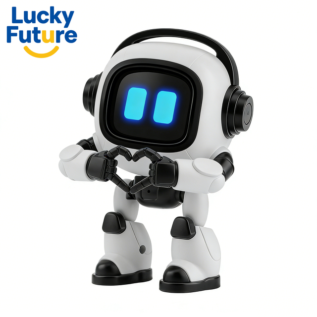 2026 New AI Chat GPT Smart Interactive Educational Robot Chassis Toy with Light & Sound for Kids