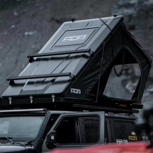 ADA OVERLAND 삼각형 모양 알루미늄 루프 탑 텐트, 경량 SUV/오프로드 차량 야외 텐트 자외선 방지 및 방수