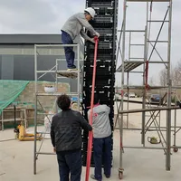 Çin fabrikada ayarlanabilir ABS plastik beton sütun prefabrik kalıp