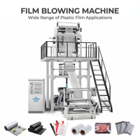Machine d'extrusion de film plastique mono-couche multifonctionnelle pour film HDPE LDPE PE, extrudeuse de film soufflé