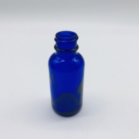 Flacon d'huile essentielle en verre bleu, bouteille avec pipette graduée, capacité de 15ml, 30ml, 60ml, 120ml, 1 pièce