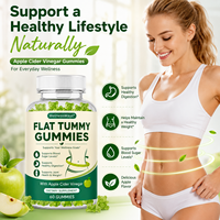 Gomitas de Vinagre de Sidra de Manzana de Marca Privada OEM, 60 Unidades, Control de Peso, Apoyo Digestivo, Fabricante de Suplementos Dietéticos de ACV