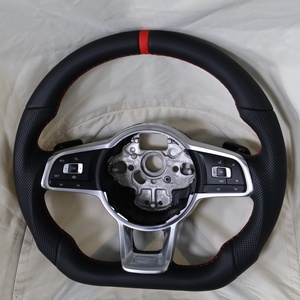 การเย็บตกแต่งพวงมาลัยสำหรับรถยนต์ VW Polo Transporter Cabrio 6C 7P MK7.5 MK4 R Line MK 6 4 5 <span class=keywords><strong>R32</strong></span> - Product Image 2