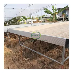 Automatic Hydroponic Grow Table Planting Seedbed Agriculture Planting Ebb And Flow Rolling Table Bench System Supplier