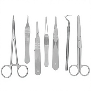ชุดเครื่องมือผ่าตัด TYNEX SURGICAL สำหรับนักศึกษาแพทย์ ฝึกหัดเย็บแผล ได้รับการรับรองมาตรฐาน CE ระดับ Class I พร้อมอุปกรณ์มือหมุนและกระเป๋าซิป 7 ชิ้น - Product Image 4