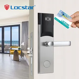 Locstar شعبية فندق نظام قفل الباب فندق أقفال تفتح بالبطاقات باستخدام Rfid بطاقة للفندق