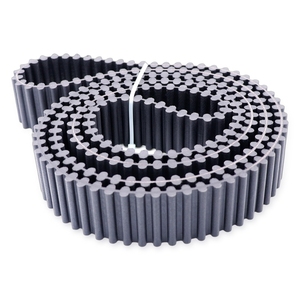 Courroie de distribution synchrone en caoutchouc PU à dents doubles D8M1248/1256/1264/1272/1280/1296/1304, courroie d'entraînement à double dent D8M - Product Image 4