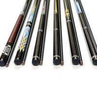 Stik Biliar Pool Berkualitas Unggul Serat Karbon 1/2-pc 58 Inci Ujung 12-12.5mm untuk Dijual