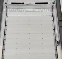 Porte rapide industrielle Plaque d'acier Peinture Portes de levage Porte roulante pour le travail