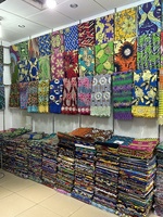 Mode Africaine Cire Dorée Imprimé Pagne Coton Tissu Pagne Africain 6 Yards Robes pour Femmes Vêtements