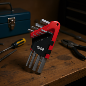 Jeu de clés Allen Usag 1.5 2 2.5 3 4 5 6 8 10 mm, clés hexagonales métriques, kit d'outils - Product Image 3