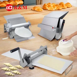 Home Use Industrialroll Tabletop Mini Manual Food Dough Roller Daugh Sheeter Laminator Press Counter Top Hand Crank For Bakery