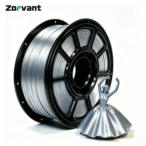 เส้นใยพิมพ์ 3 มิติ Zorvant Silk Silver Metallic PLA Plus ขนาด 1.75 มม. น้ำหนัก 1 กก. ทนความร้อน 200 องศาเซลเซียส เนื้อสัมผัสเรียบเนียน สีสดใส ป้องกันการอุดตัน พิมพ์ได้อย่างเสถียร สีตามสั่ง รับผลิตแบบ OEM - Product Image 1