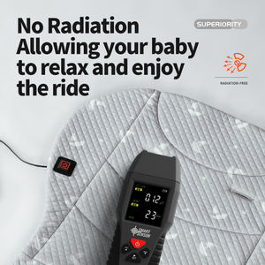 Cojín de asiento de <span class=keywords><strong>coche</strong></span> de calentamiento rápido para bebés lavable Anjuny, almohadilla de asiento de cochecito de bebé con calefacción cálida y cómoda - Product Image 5