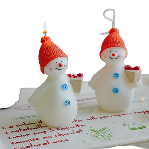 Acogedora decoración de vacaciones Linda vela de Navidad de Papá Noel <span class=keywords><strong>Spa</strong></span> y fragancia Idea de regalo Navidenas Coffret Cadeau - Product Image 1
