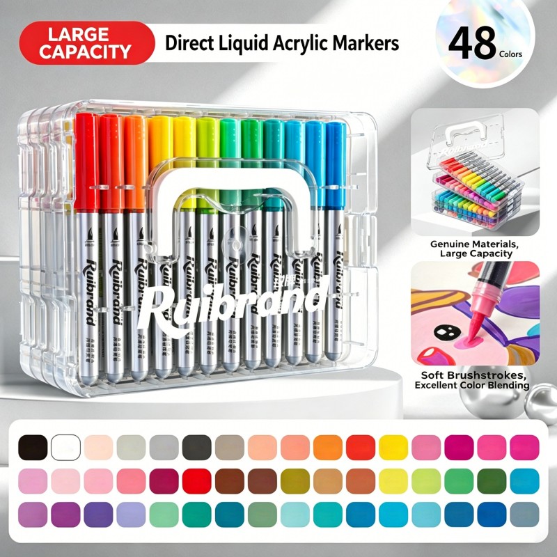 48 couleurs Pointe souple